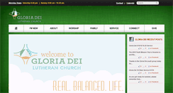 Desktop Screenshot of gloriadeichurch.org